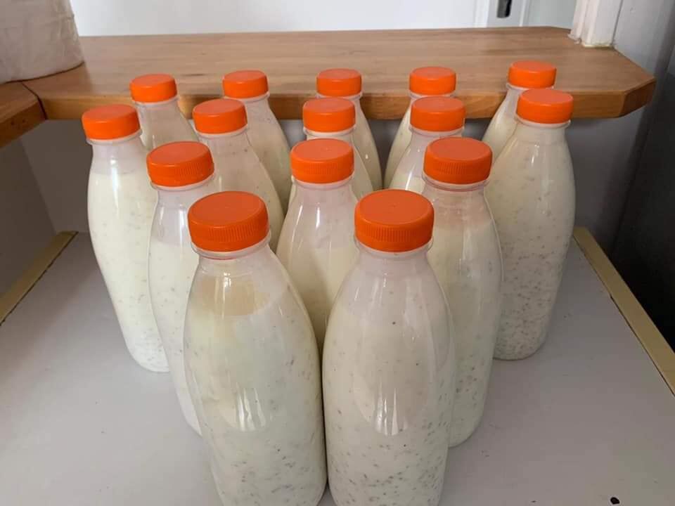 DEGUE ( LAIT ET SEMOULE DE MIL)