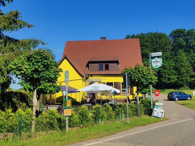 Außenansicht auf unser kleines, gemütliches Gasthaus
