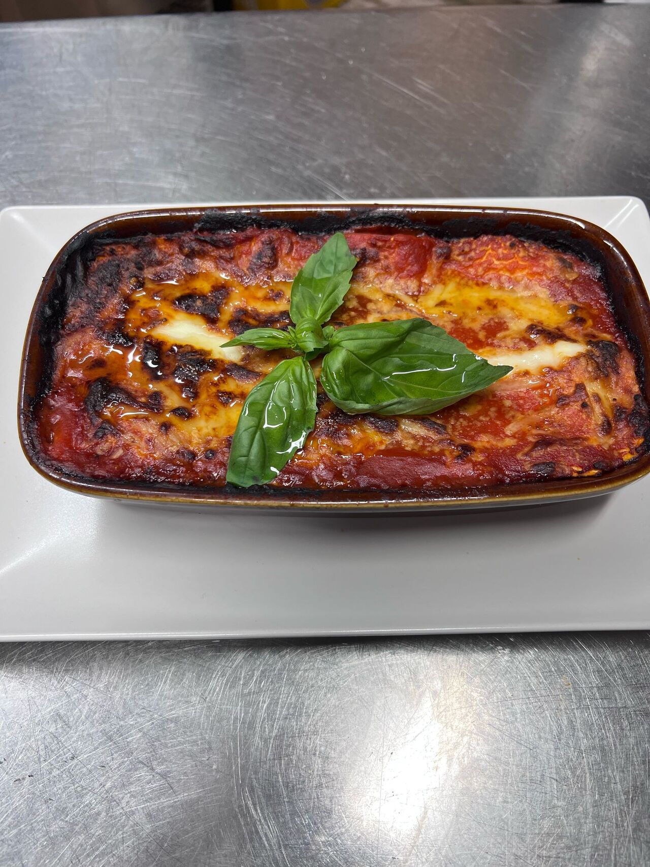 LASAGNA CASERA CON TOMATE FRESCO Y MOZZARELLA SIN GLUTEN Y SIN LACTOSA