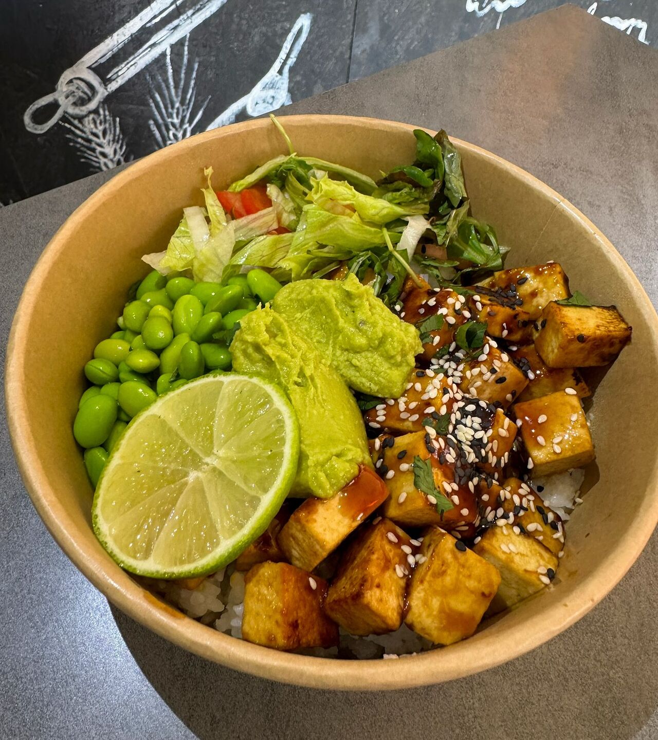 Tofu Unagi Bowl