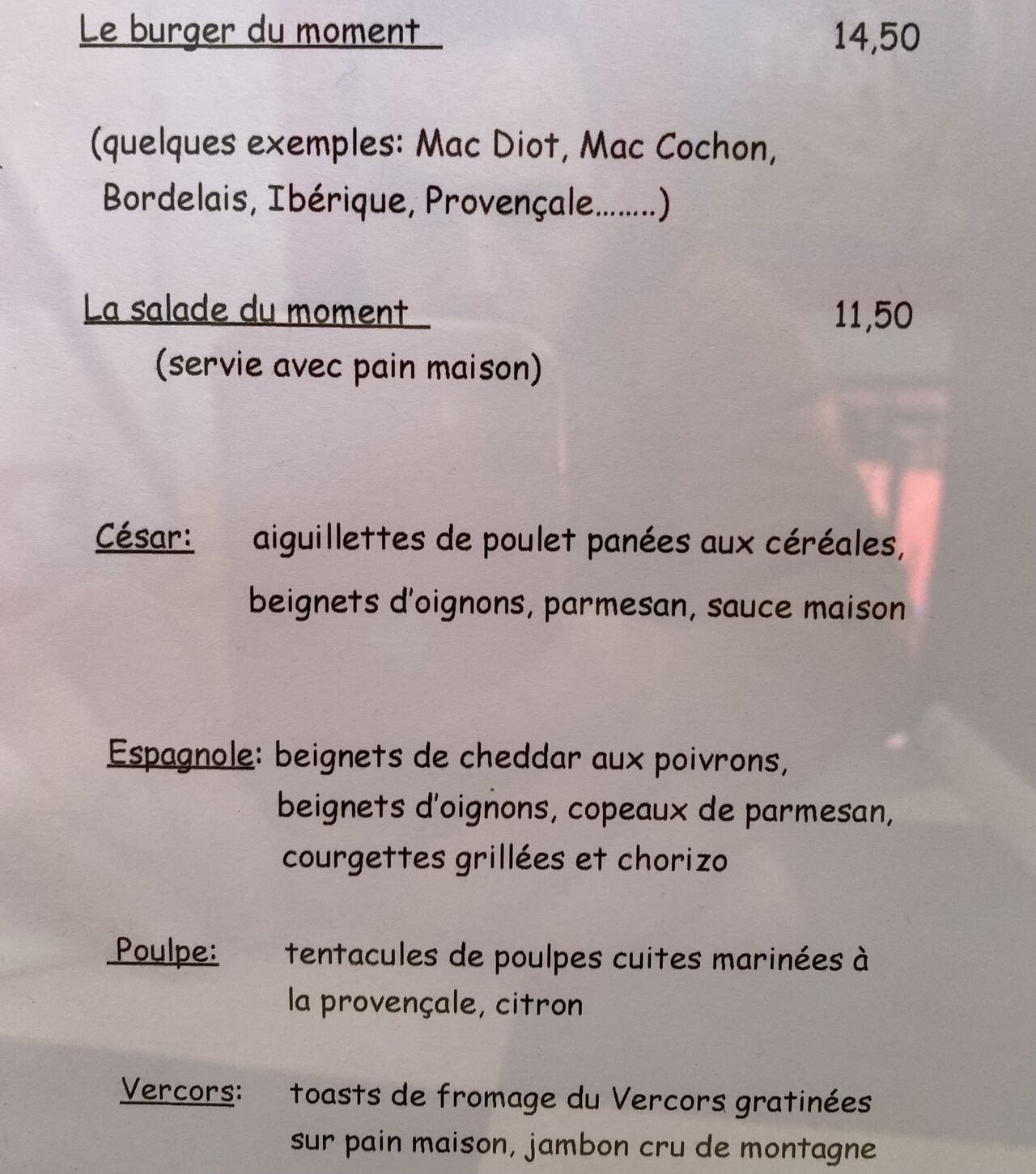 quelques suggestions