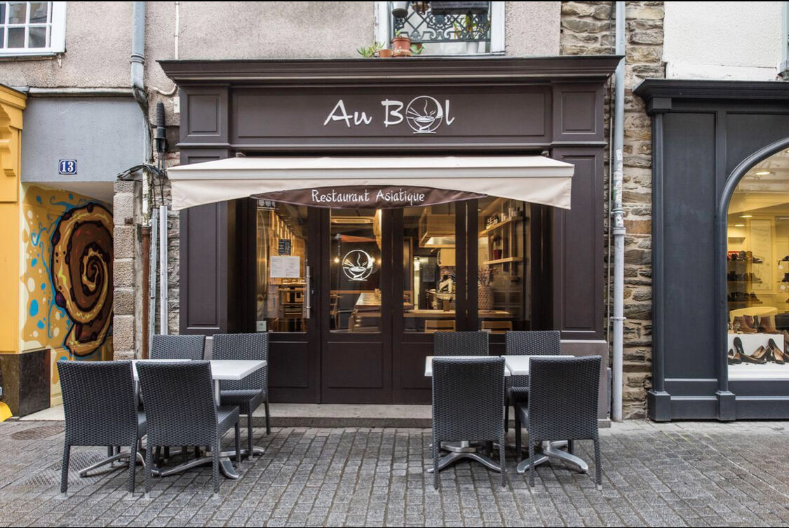 Façade Restaurant Au Bol Rennes