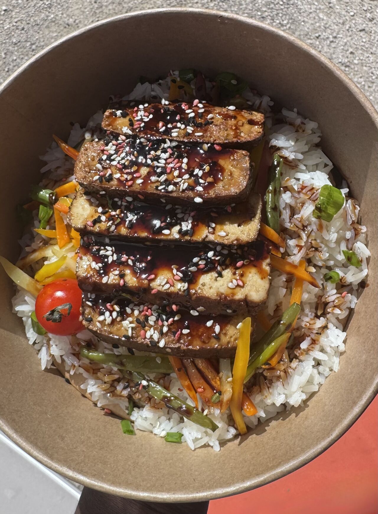 Tofu fumé Teriyaki
