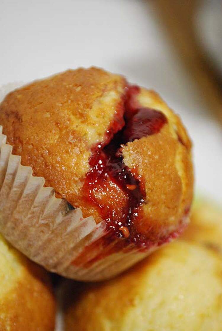 Mini-muffins aux fraises