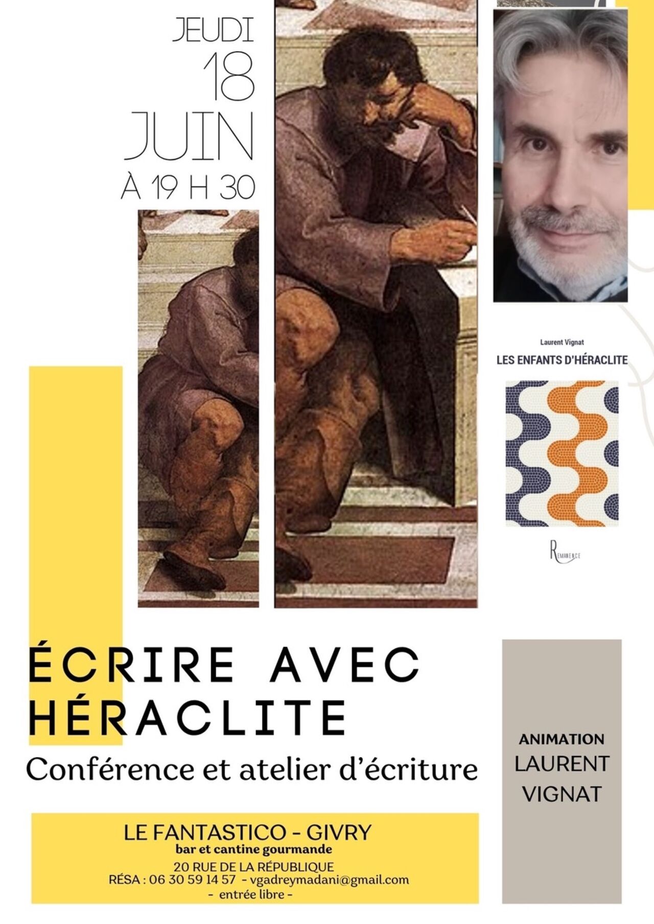 Conférence Atelier d'écriture