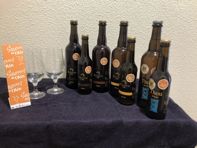 Bieres artisanales Riviere d'Ain à Jujurieux