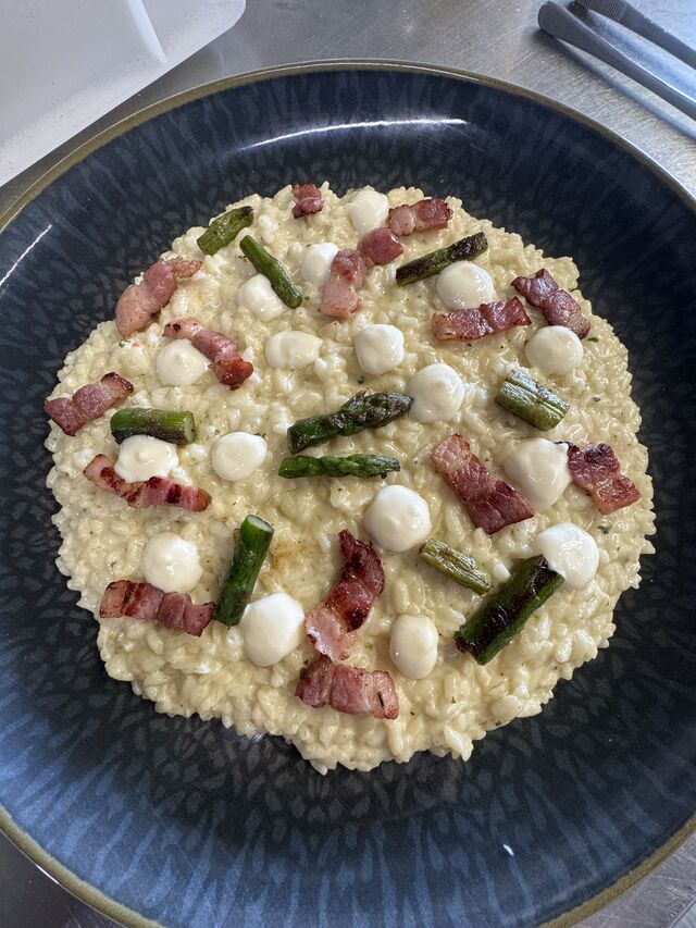 Risotto mir spargel