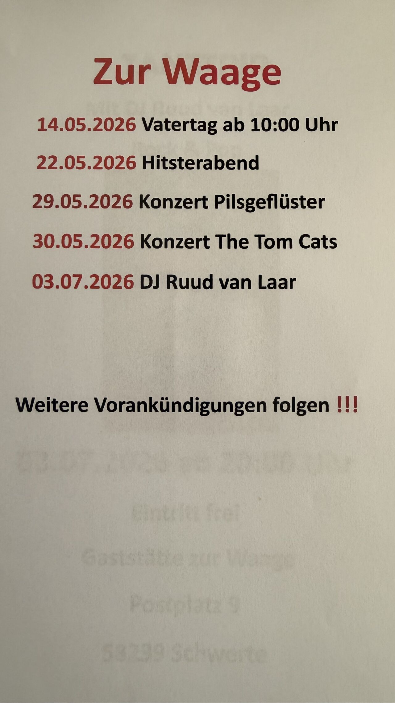 Programmübersicht