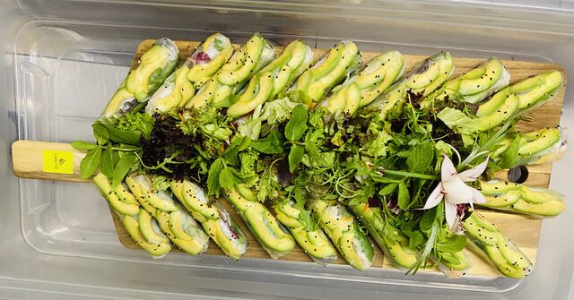 Veggie FRESH SUMMERROLLS Platte