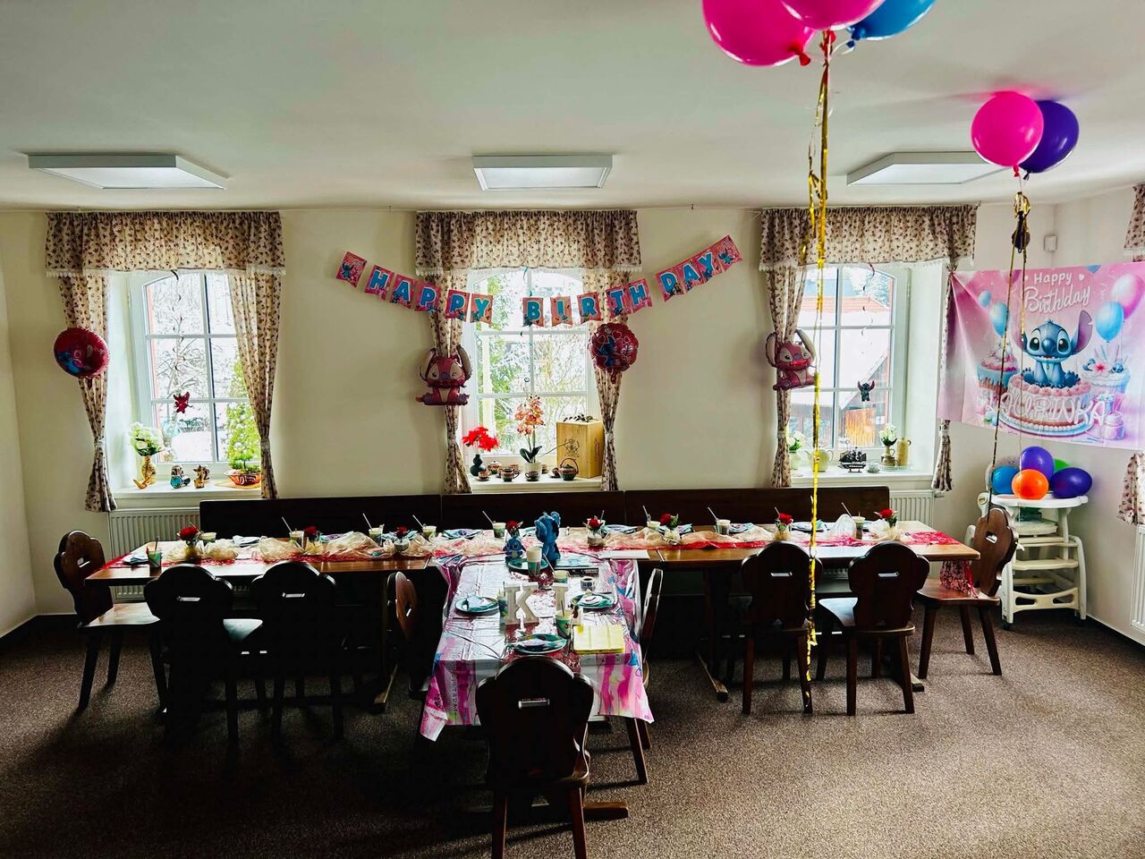 Dětská oslava na téma Stitch