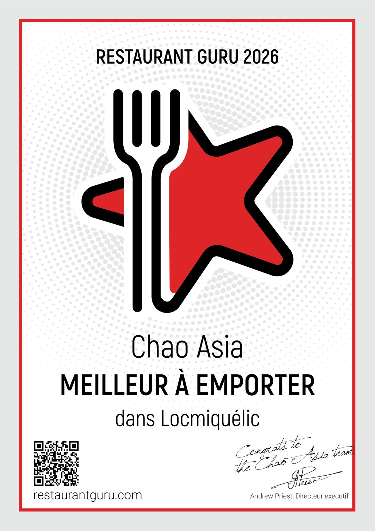 Recommandé par Restaurant GURU