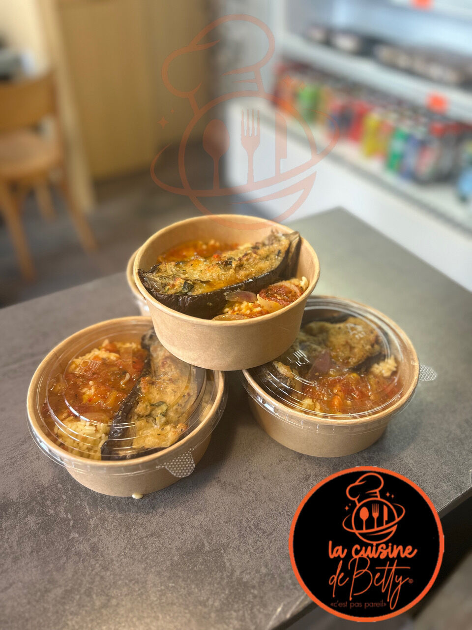 Aubergines farcies à la tomme