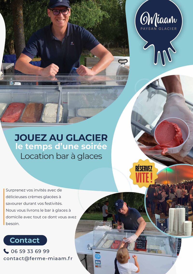 Bar à glaces location