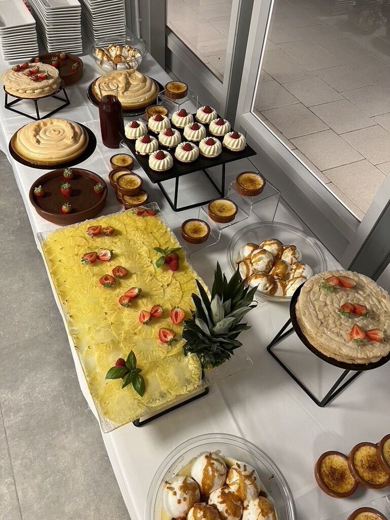 Le buffet de desserts...