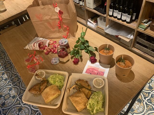 Valentinsmenü 2021 to go!