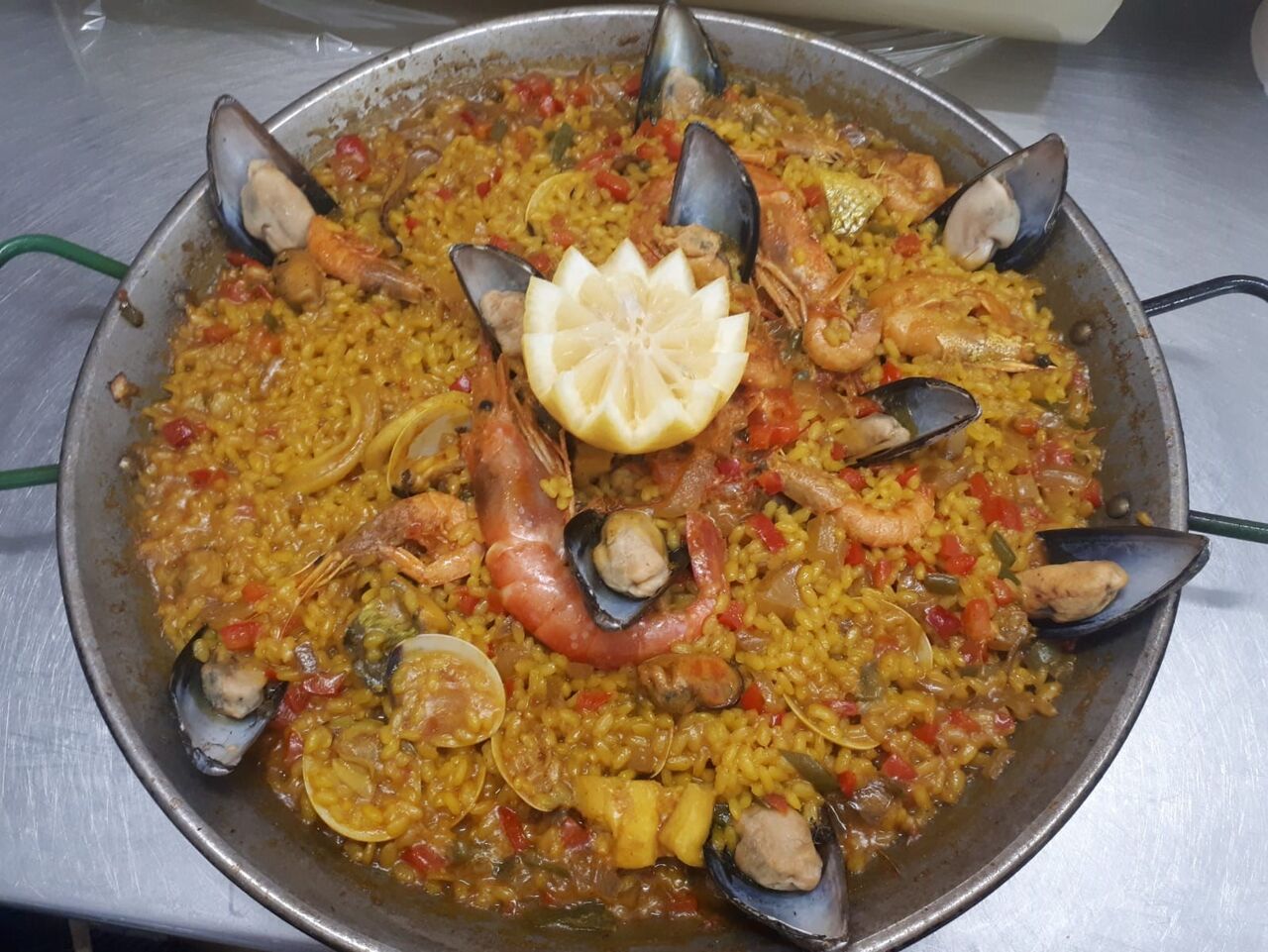 Paella de marisco
