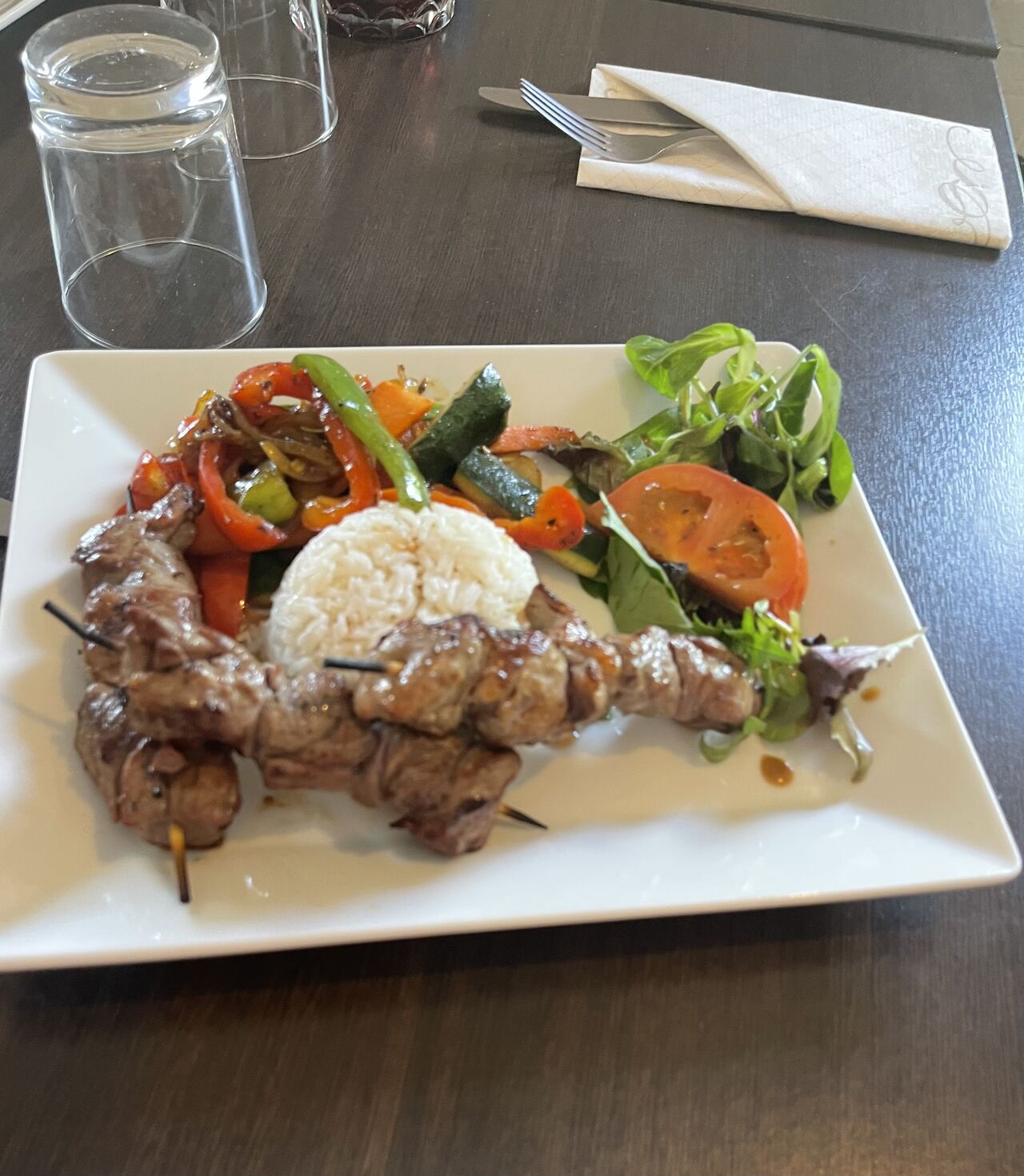 Brochettes d’agneau 