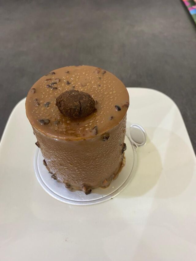 Entremets Noisettes cacahuètes