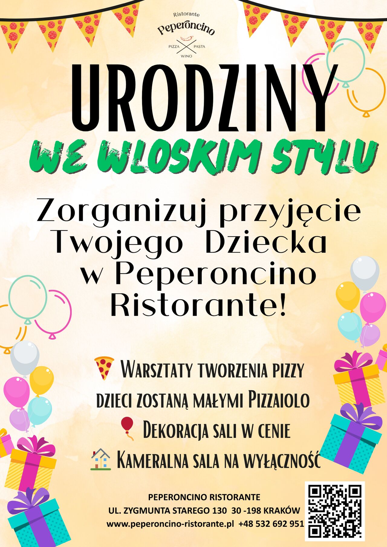 🇮🇹 Urodziny we włoskim stylu w Peperoncino Ristorante! 🎂