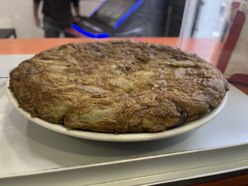 Tortilla de alcachofas 