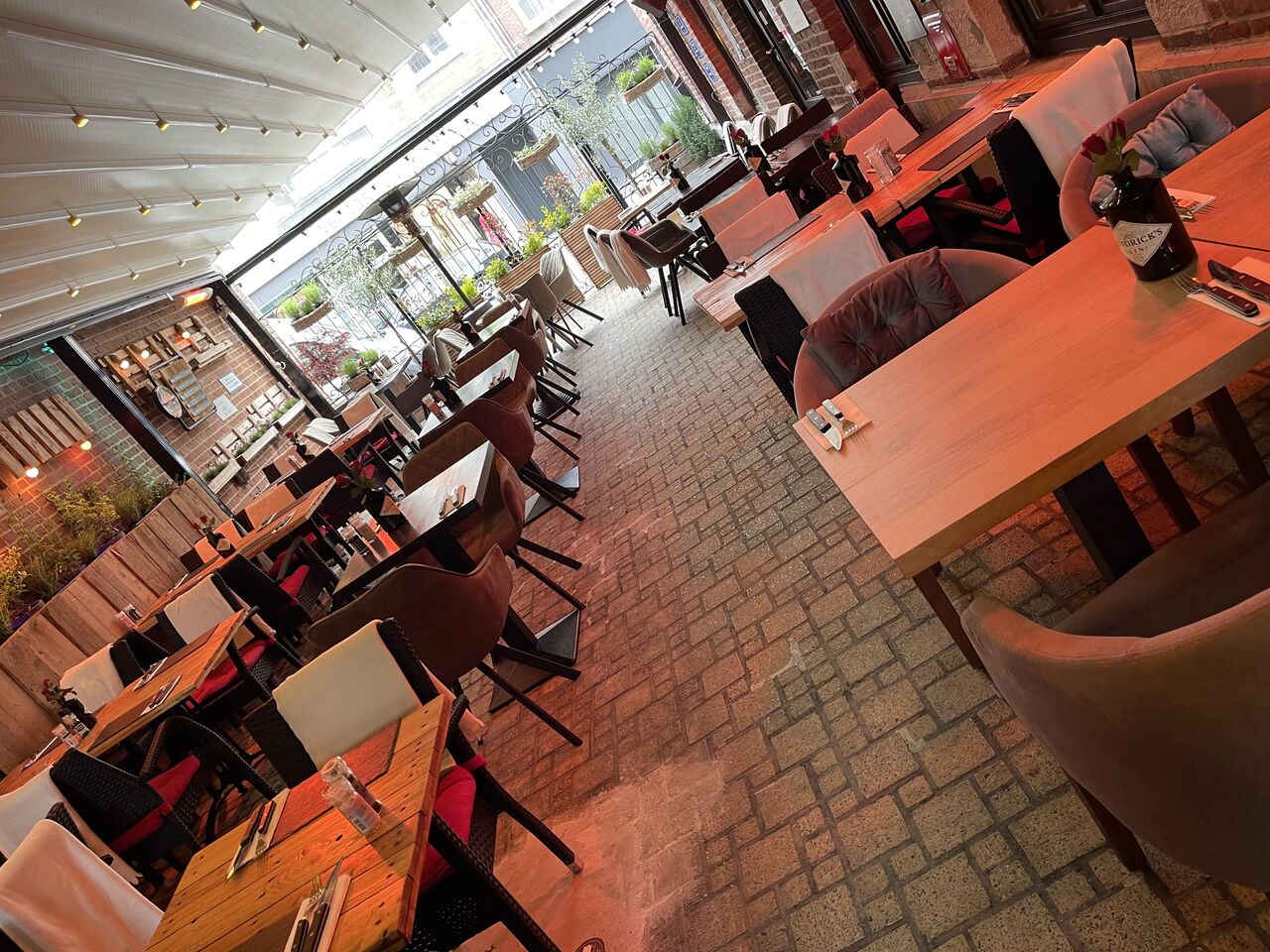 Terrasse couverte et chauffée