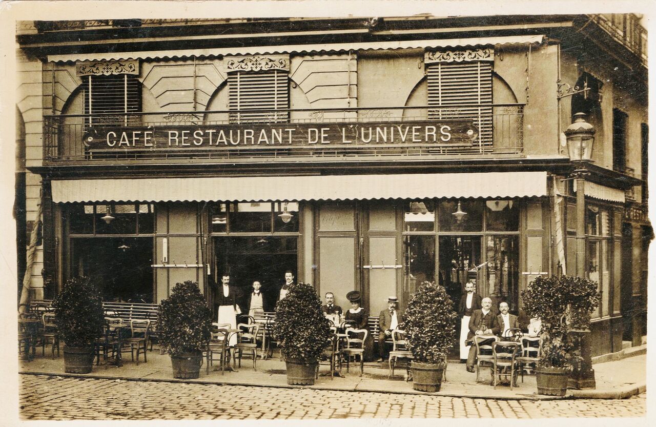 L'UNIVERS Café en 1903 
