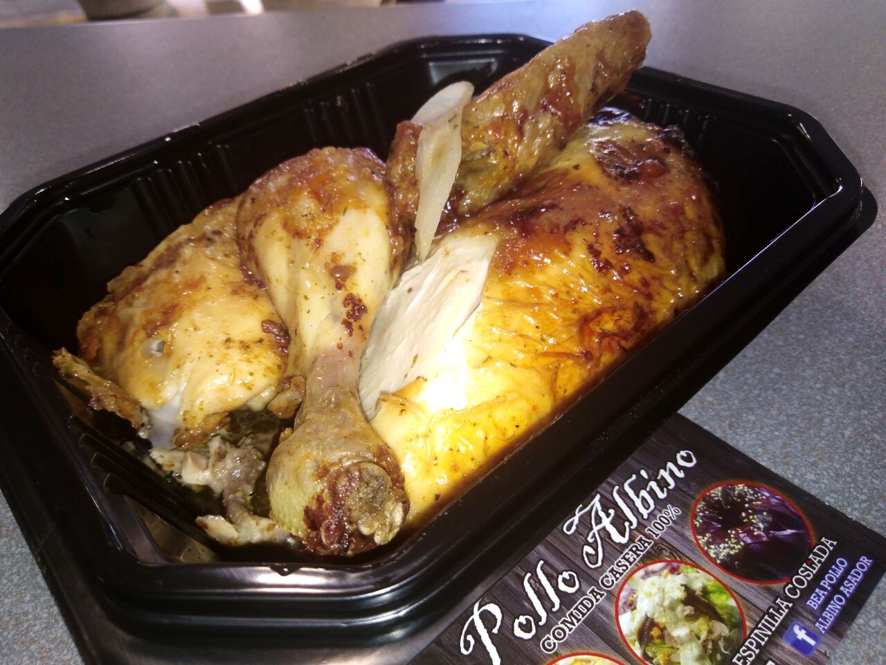 Medio pollo,apto para celiacos ??Gluten free!!! 