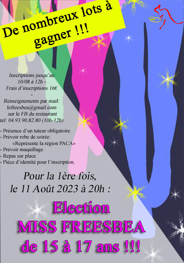 ELECTION MISS FREESBEA 2023