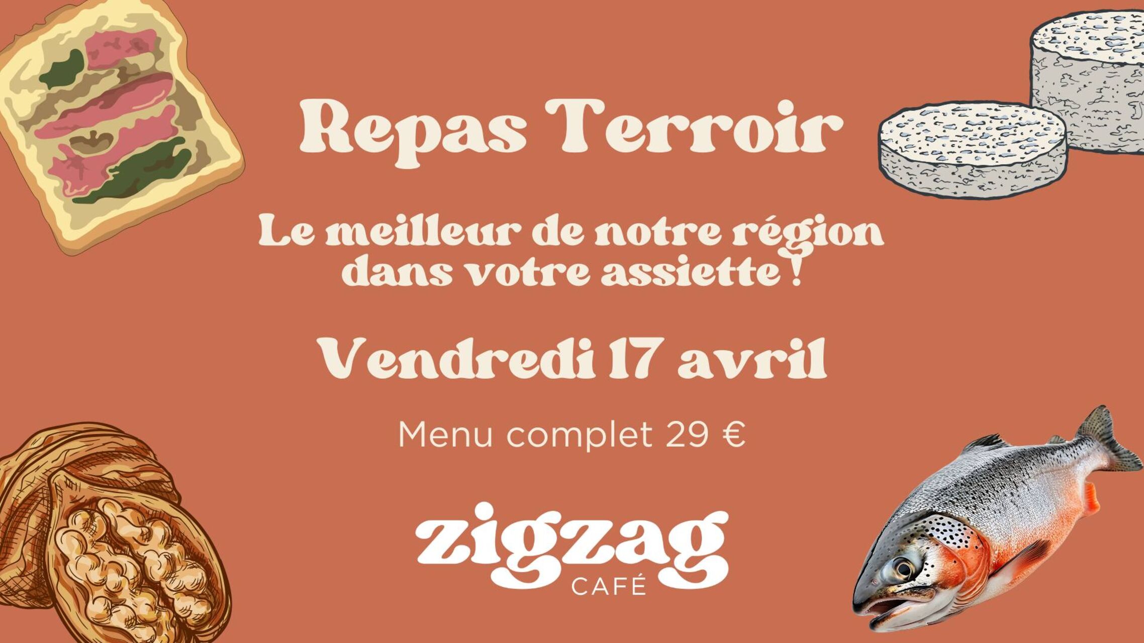 🍽️ MENU TERROIR – Le meilleur de notre région dans votre assiette !