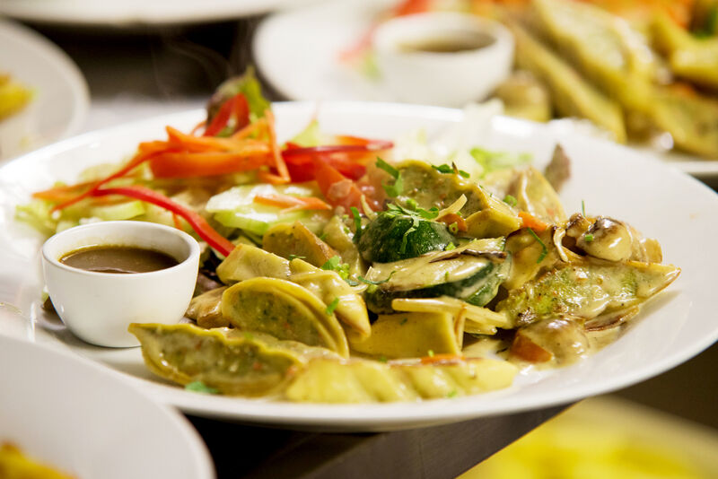 vegetarisches Maultaschen-Geschnetzeltes