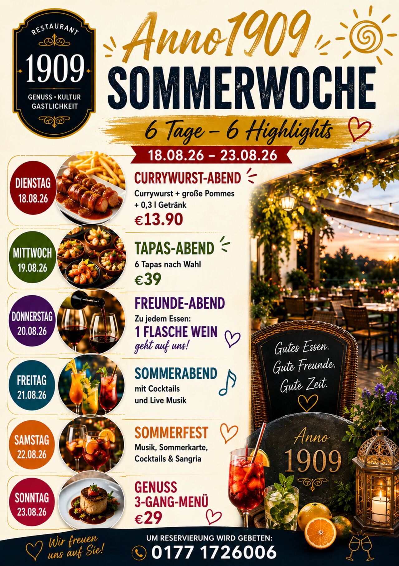 Die Sommer-Woche im Anno1909