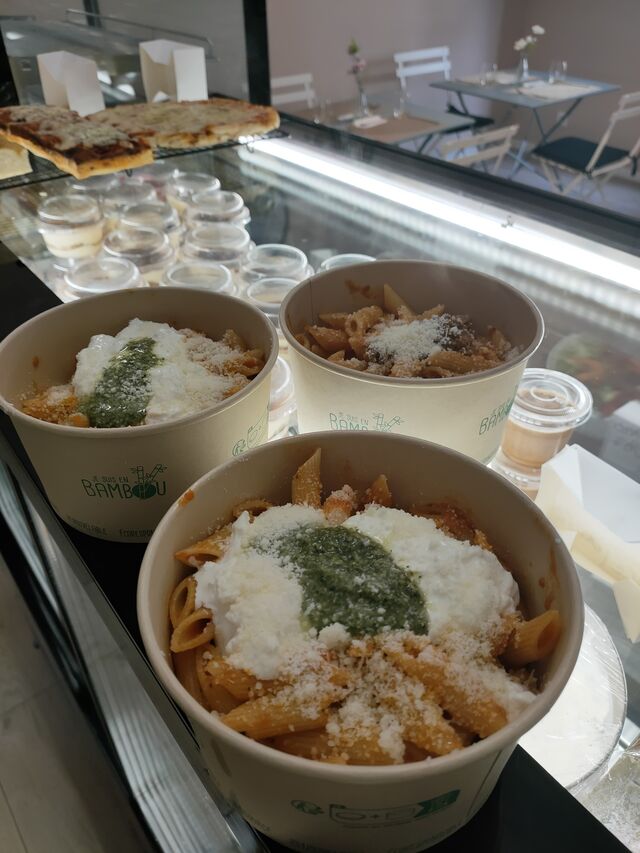 Pâte asciutta et burrata 