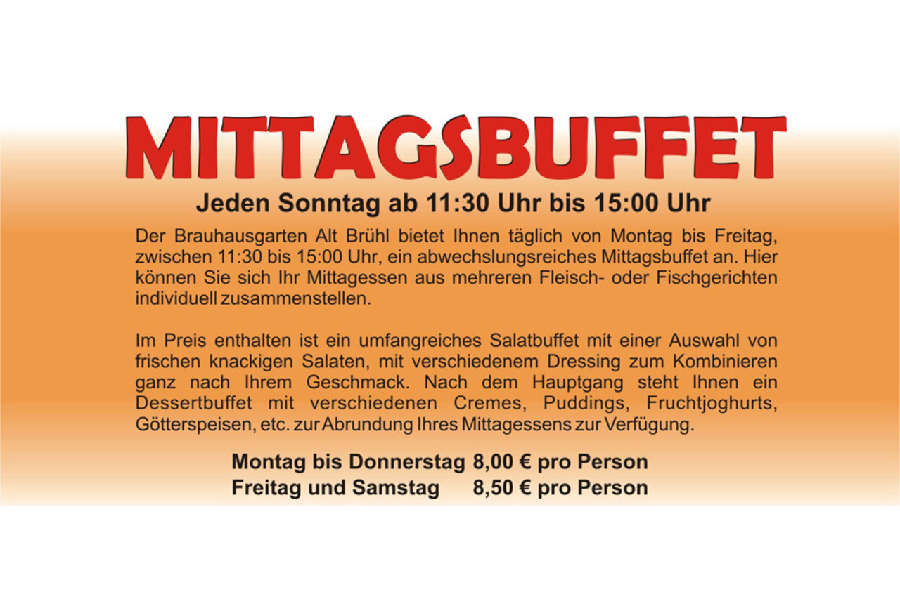 Mittagsbuffet