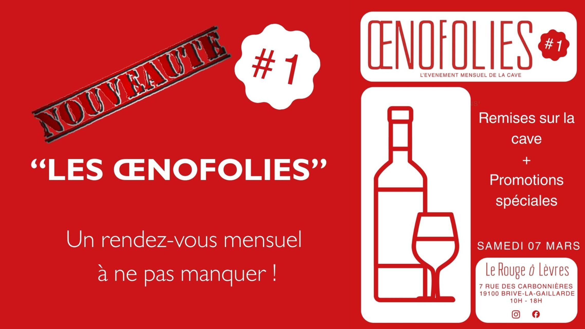 Samedi 7 Mars - 1ère édition des Oenofolies