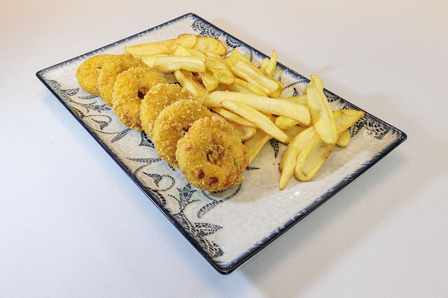 Ración Aros de Jalapeños con Cheddar