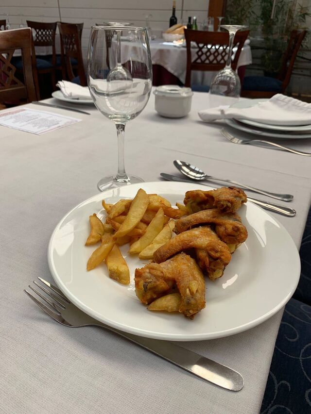 Alitas de Pollo fritas 