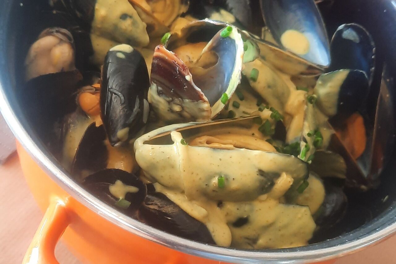 Une de nos "Moules à l'Andalouse"
