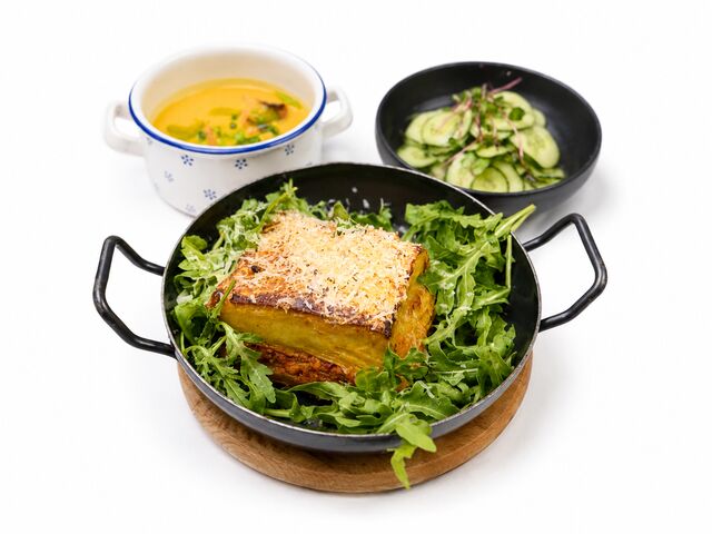 Menü 1: Griechische Moussaka