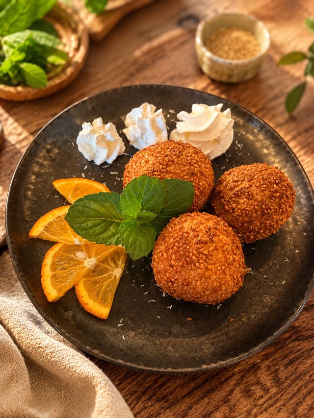 Sesambällchen - vietnamesische Dessert Spezialität (Nr.117)