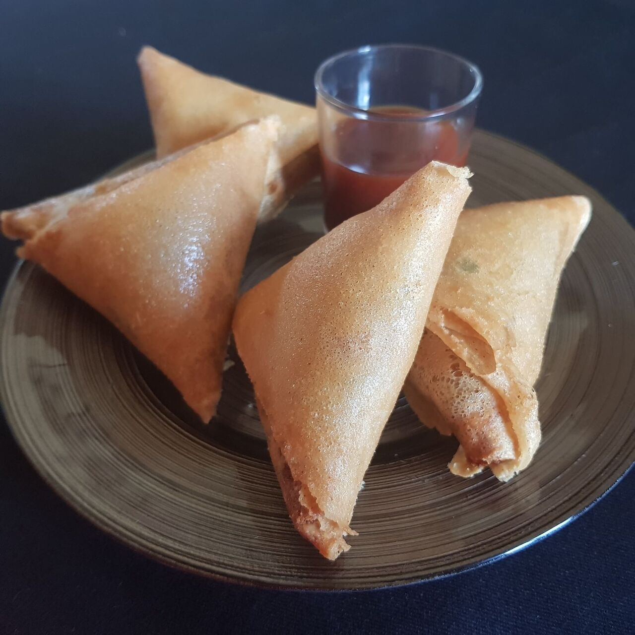 Samoussas poulet curry