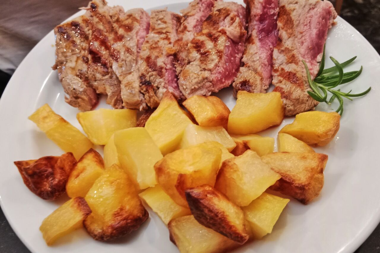 Tagliata e patate