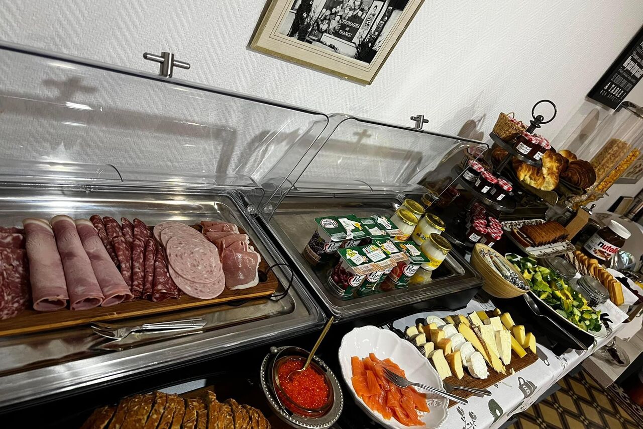 Le buffet du petit-déjeuner