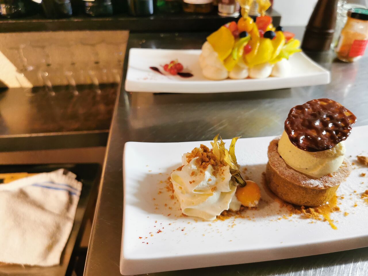 Cœur coulant beurre caramel salé glace vanille bourbon