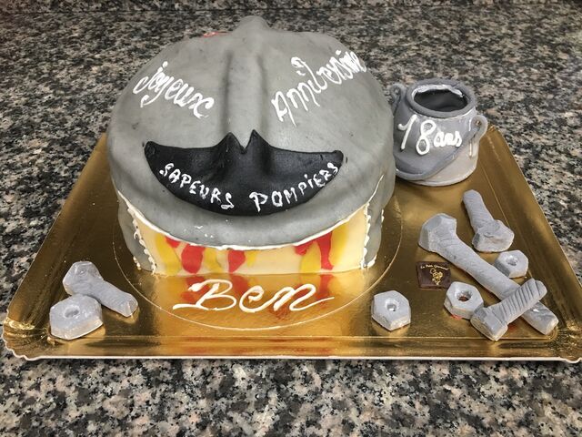 Fraisier pour un Pompier d'exception !