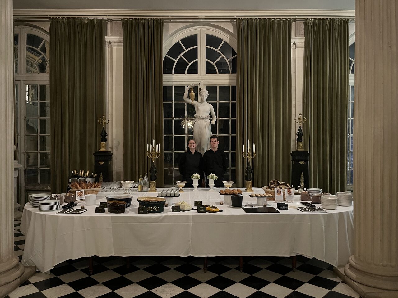 Buffet au Château de Valençay