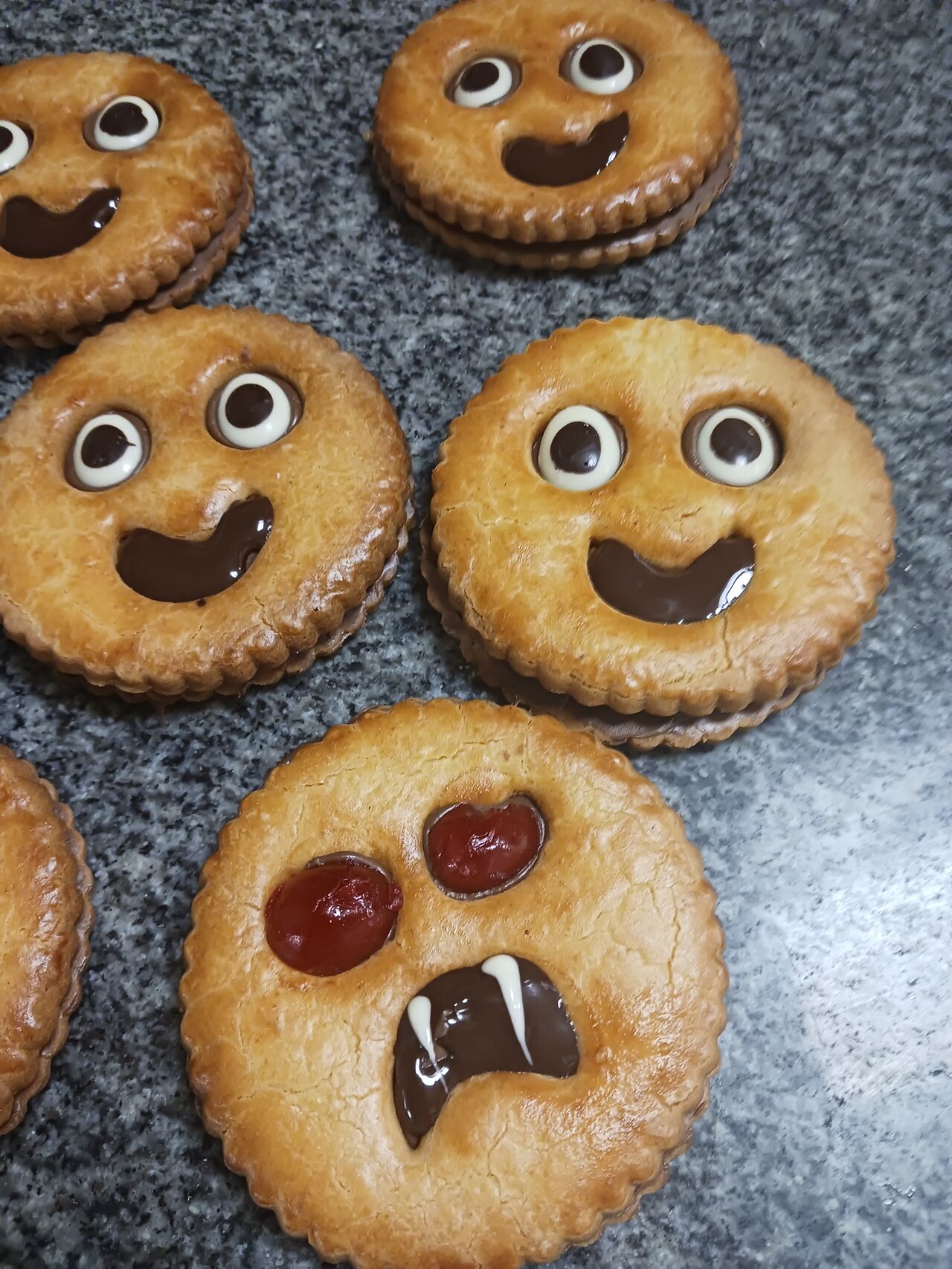 les smiley framboise ou pâte à tartiner