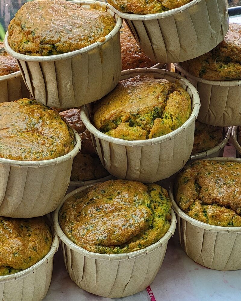 Muffins Poulet Epinard 