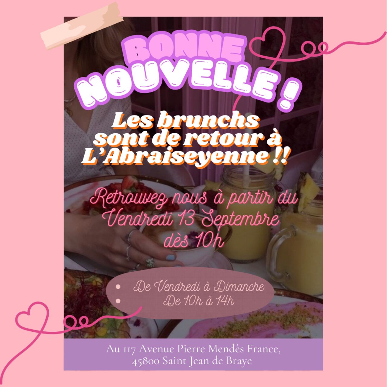 Les brunchs de retour !