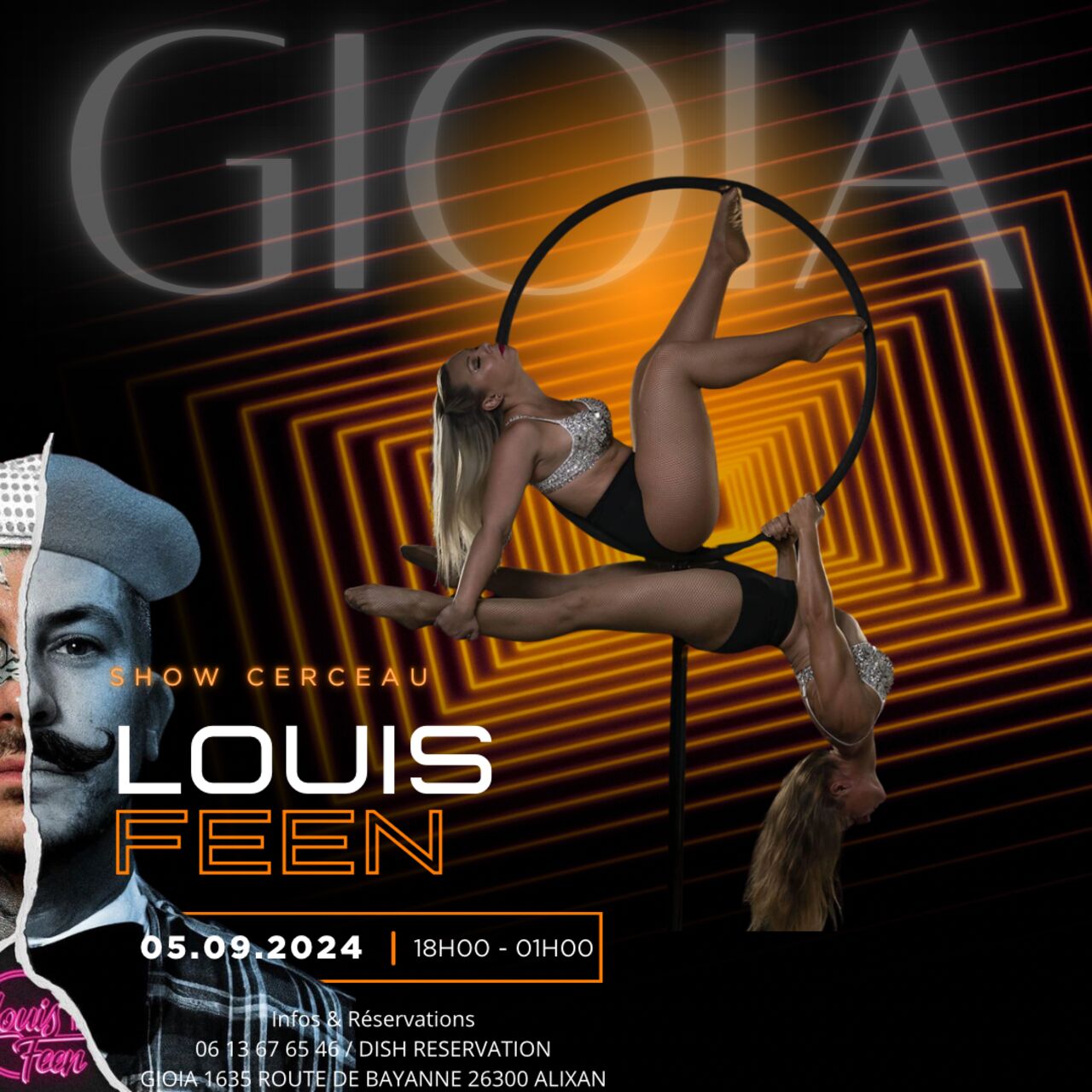 Show cerceau aérien / Dj set