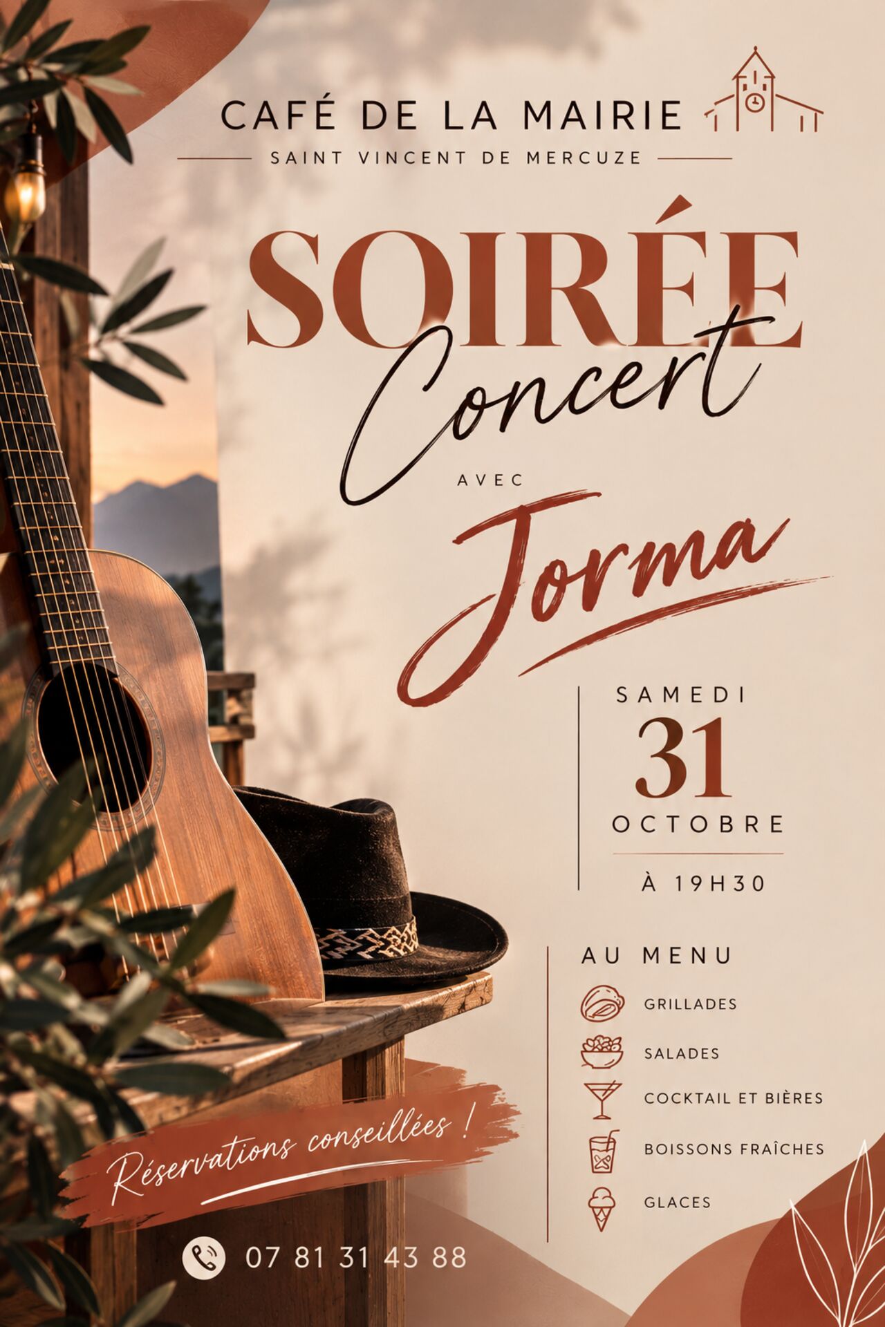 SOIRÉE CONCERT « Jorma » 🎃